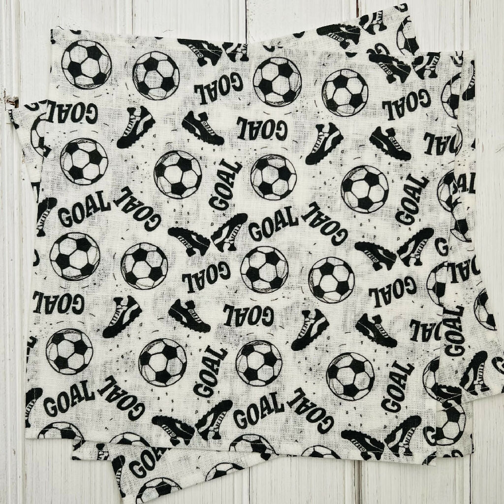 Set of Two Linen Napkins - Sporting designs - Image 7