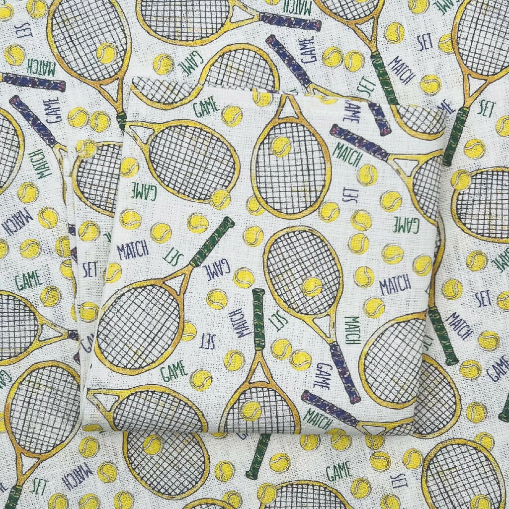 Set of Two Linen Napkins - Sporting designs - Image 8