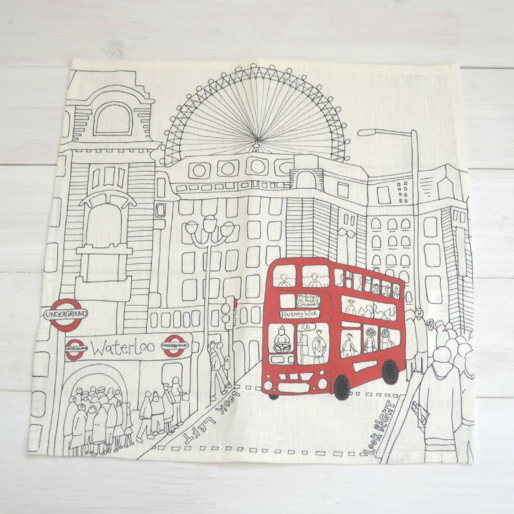 Set of Two London Linen Napkins - Image 6