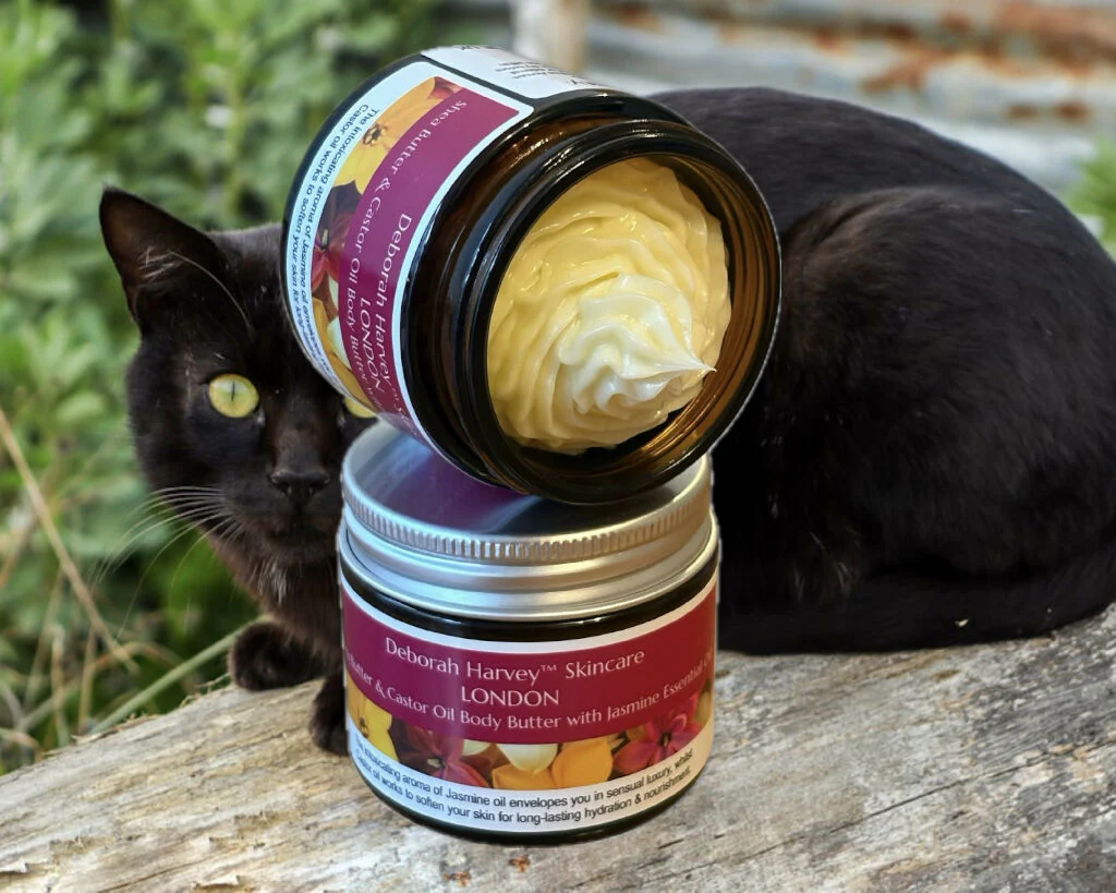 Shea Butter & CASTOR oil Body Butter With JASMINE Essential Oil - Image 3