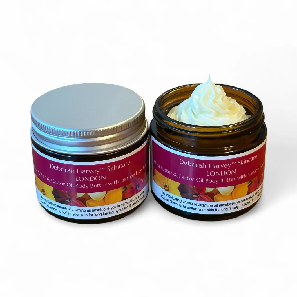 Shea Butter & CASTOR oil Body Butter With JASMINE Essential Oil - Image 6