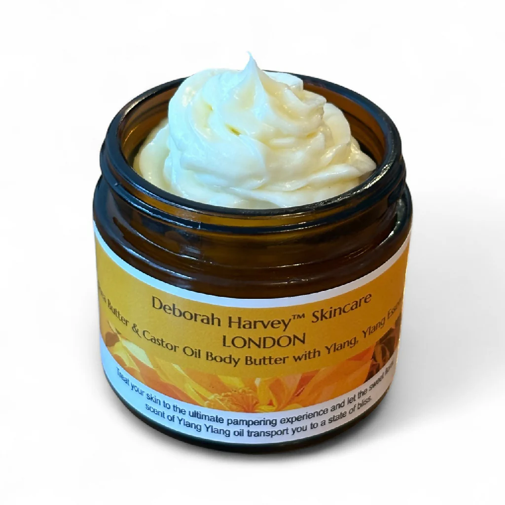 Shea Butter & CASTOR oil Body Butter With YLANG, YLANG Essential Oil. - Image 2