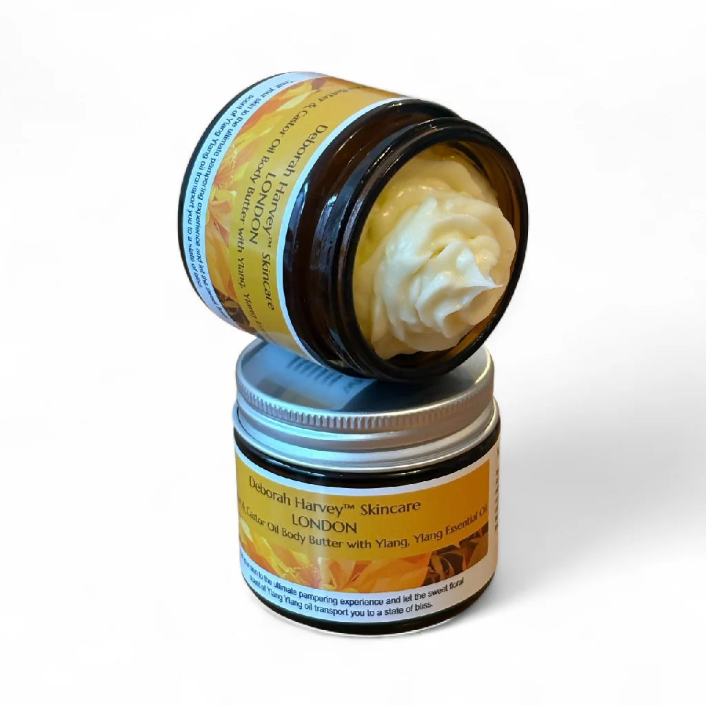 Shea Butter & CASTOR oil Body Butter With YLANG, YLANG Essential Oil. - Image 3