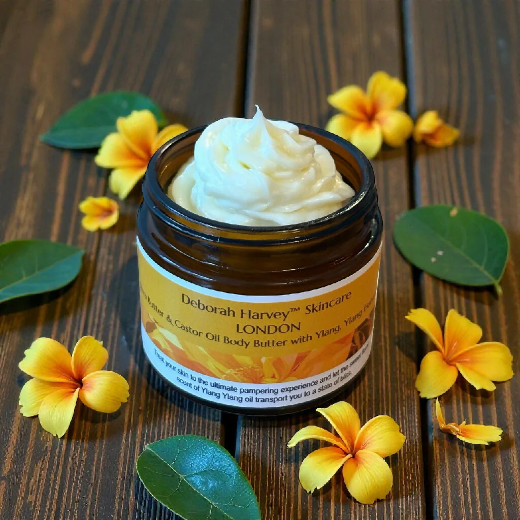 Shea Butter & CASTOR oil Body Butter With YLANG, YLANG Essential Oil. - Image 5