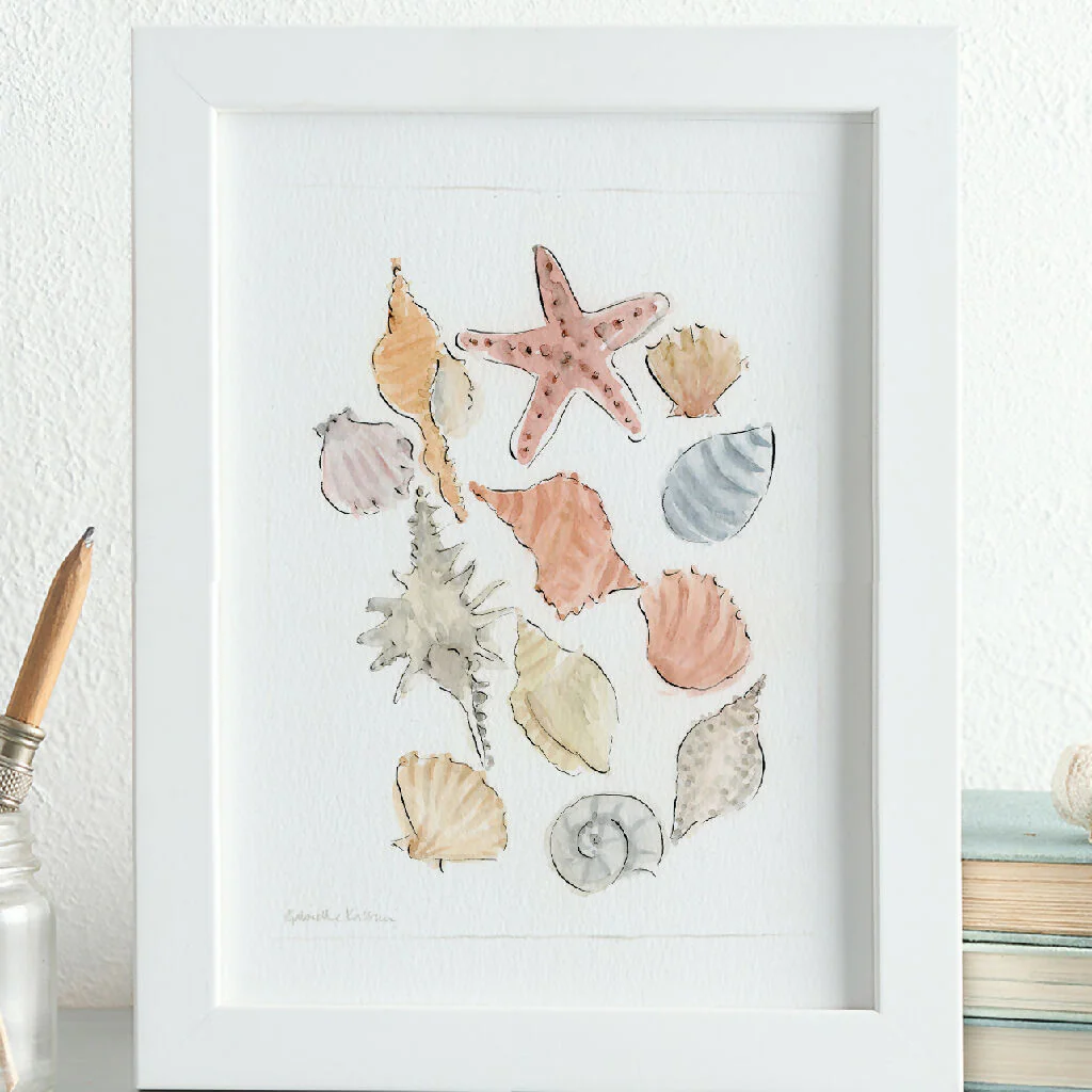 'Shells' Framed Original Painting - Image 2