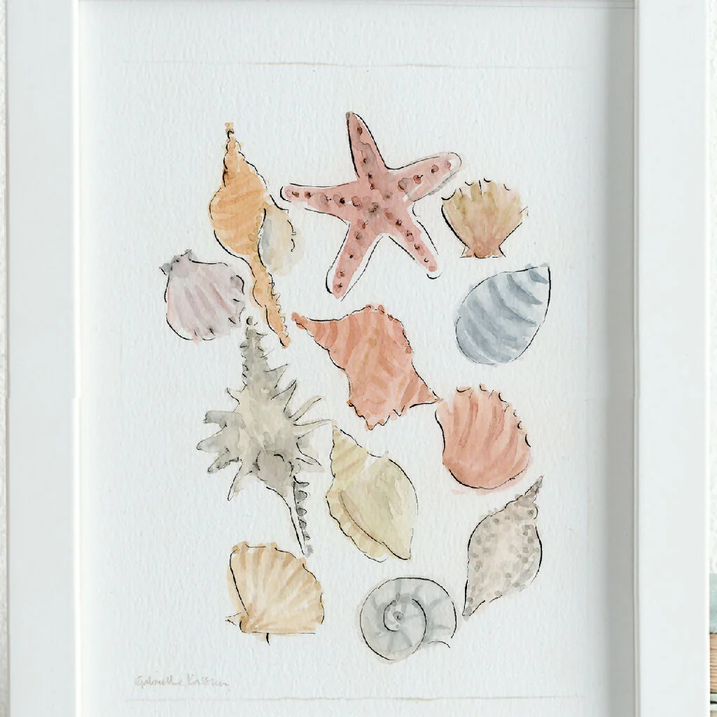 'Shells' Framed Original Painting - Image 3
