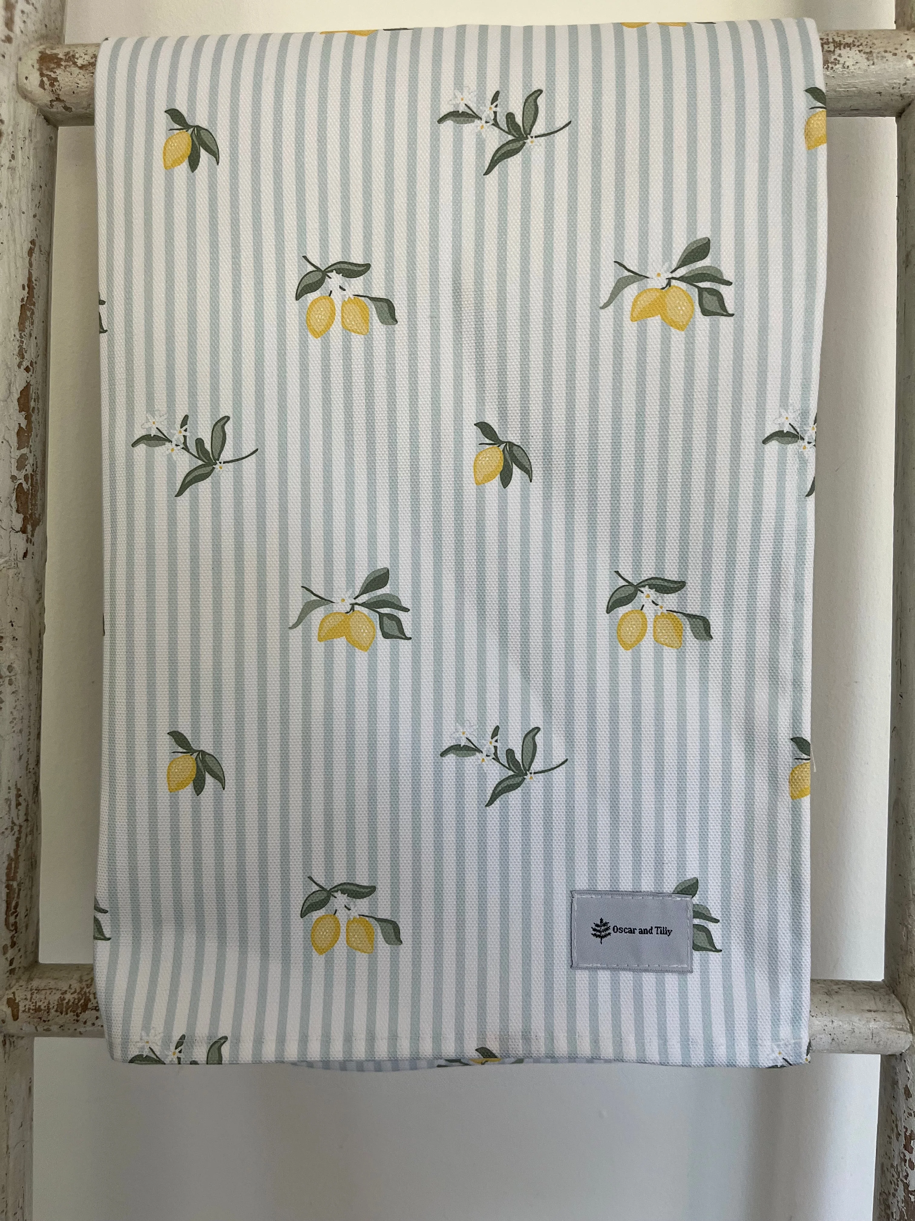 Sicilian Lemons Tea Towel - Image 2