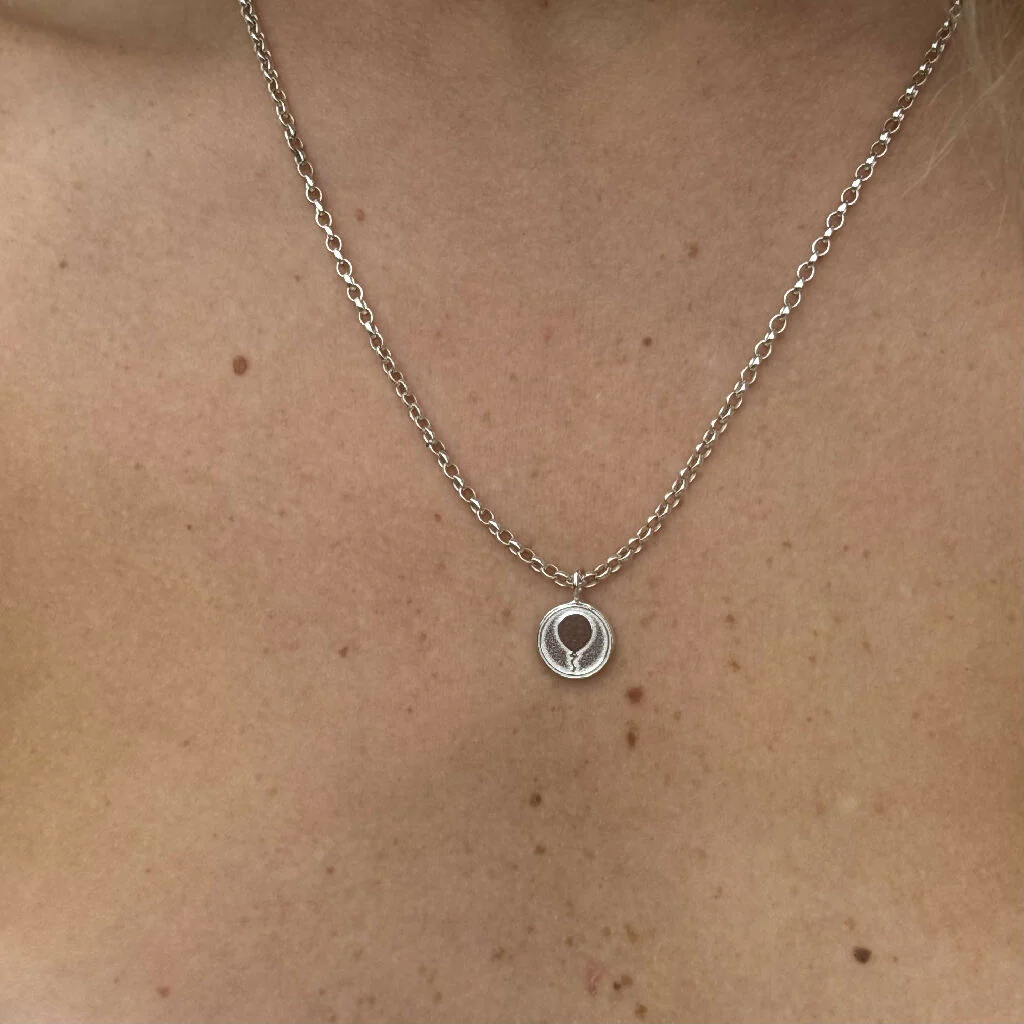 Sterling Silver Balloon Birthday Charm Necklace - Image 8