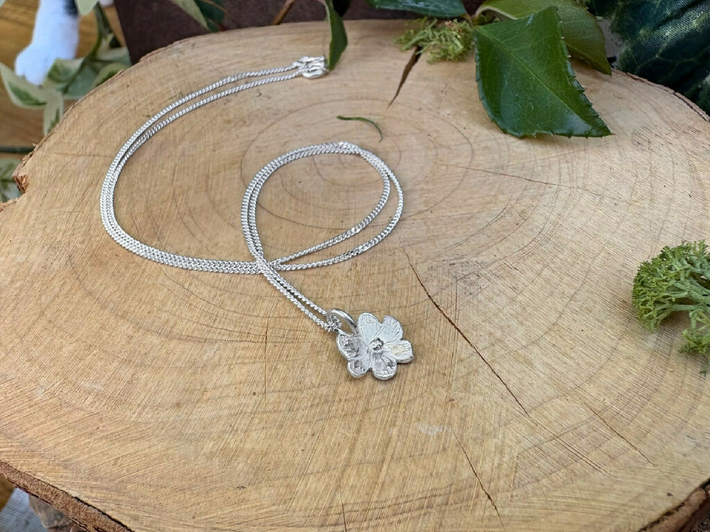 Silver Blossom Necklace - Image 3
