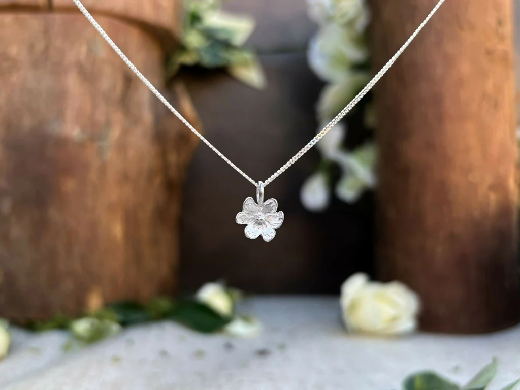 Silver Blossom Necklace - Image 6