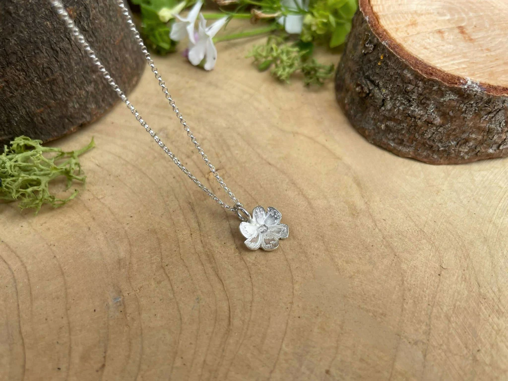 Silver Blossom Necklace - Image 7