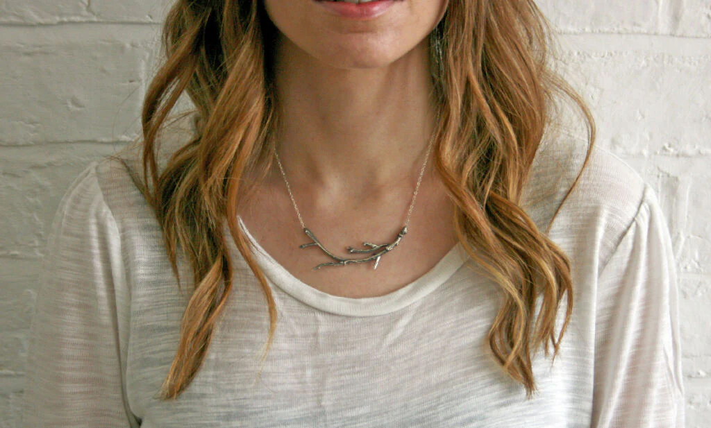 Silver Branch Necklace - Image 2