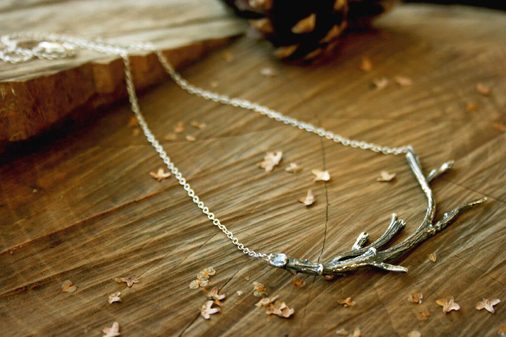 Silver Branch Necklace - Image 4