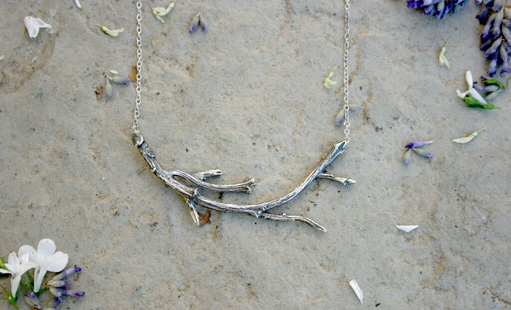 Silver Branch Necklace - Image 5
