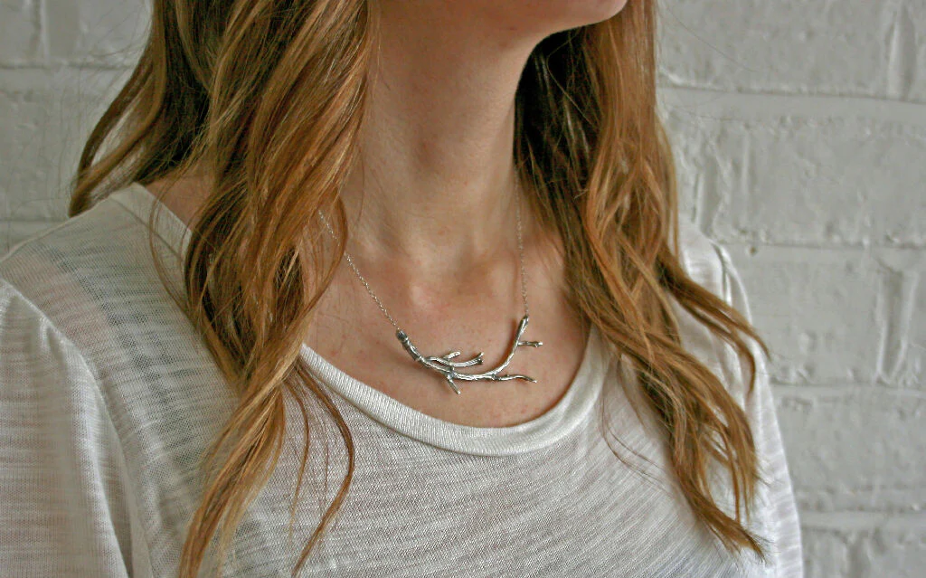 Silver Branch Necklace - Image 6