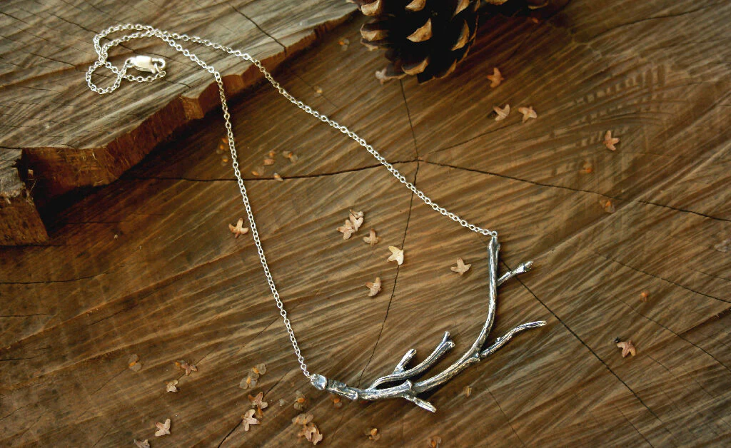Silver Branch Necklace - Image 7