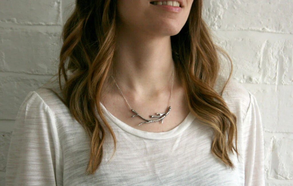 Silver Branch Necklace - Image 8
