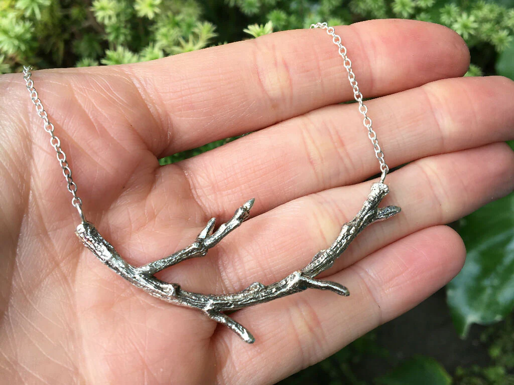 Silver Branch Necklace - Image 9