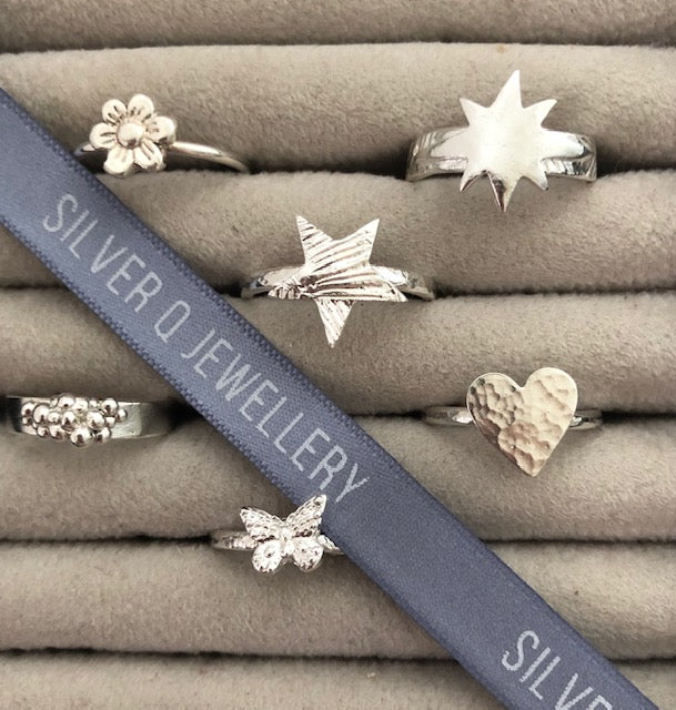 Silver Butterfly Ring - Image 2