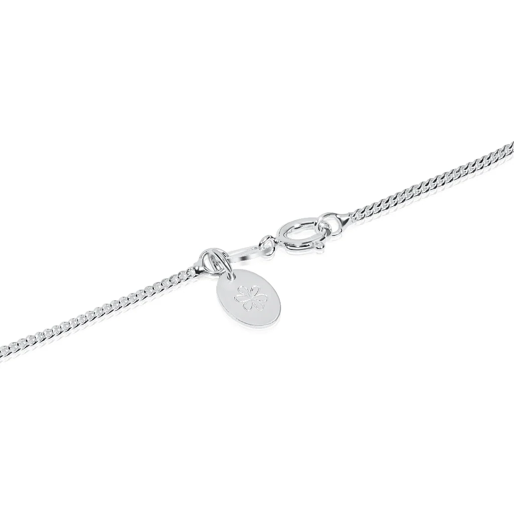 Silver Heart Leaf Texture Pendant - Image 5