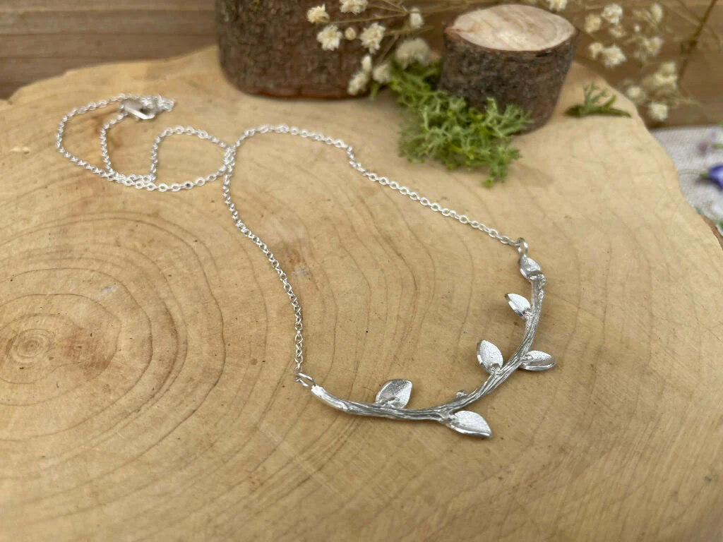 Silver Meadow Branch Necklace - Image 2