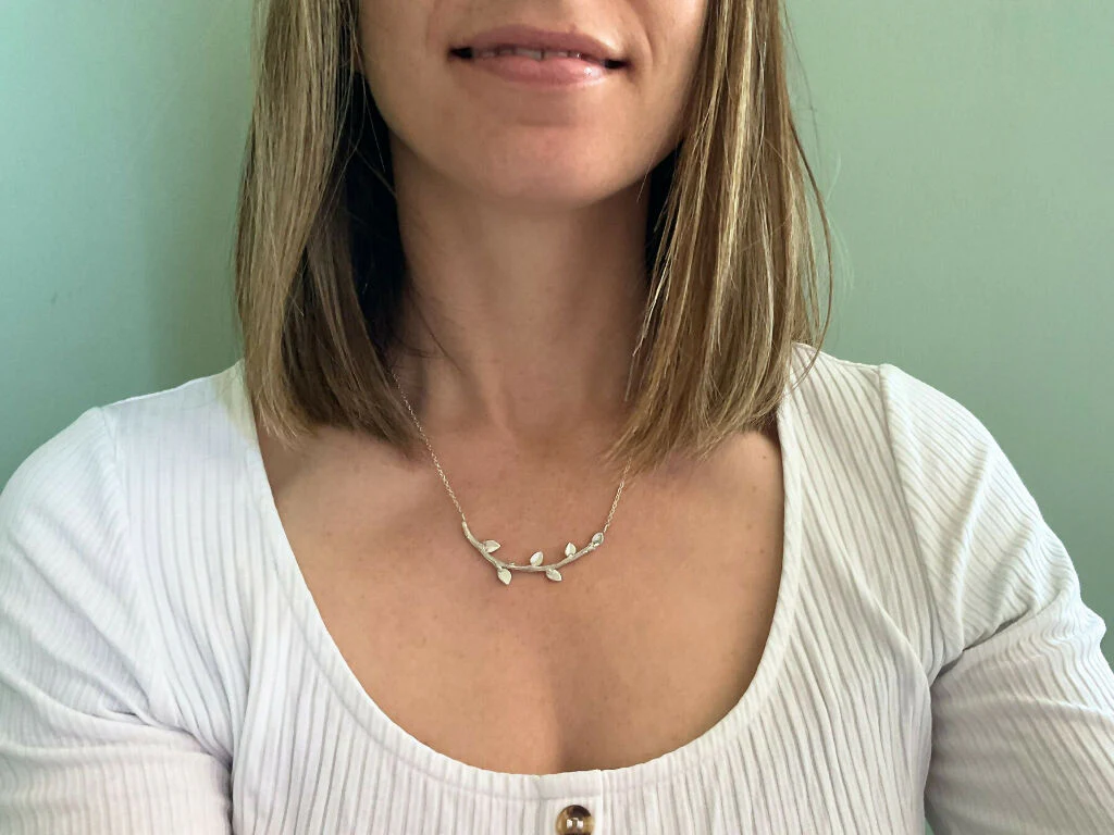 Silver Meadow Branch Necklace - Image 3