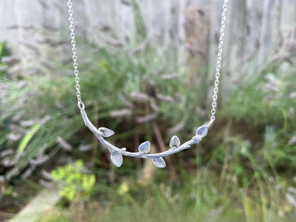 Silver Meadow Branch Necklace - Image 4