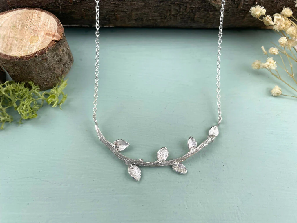 Silver Meadow Branch Necklace - Image 7