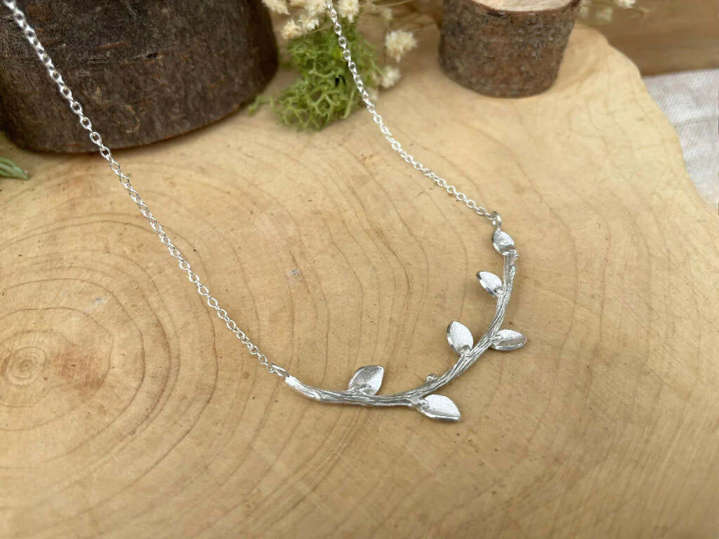 Silver Meadow Branch Necklace - Image 8