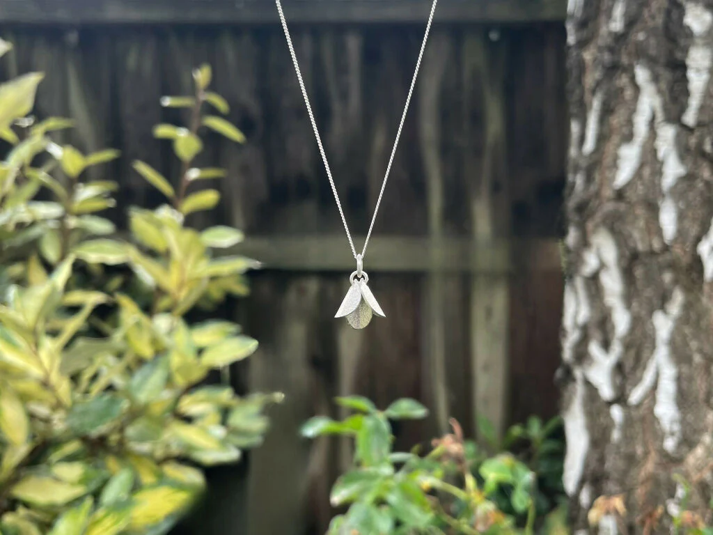 Silver Petals Necklace - Image 6