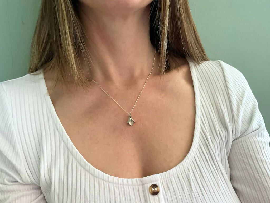 Silver Petals Necklace - Image 8