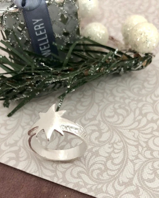Silver Shining Star Ring - Image 2