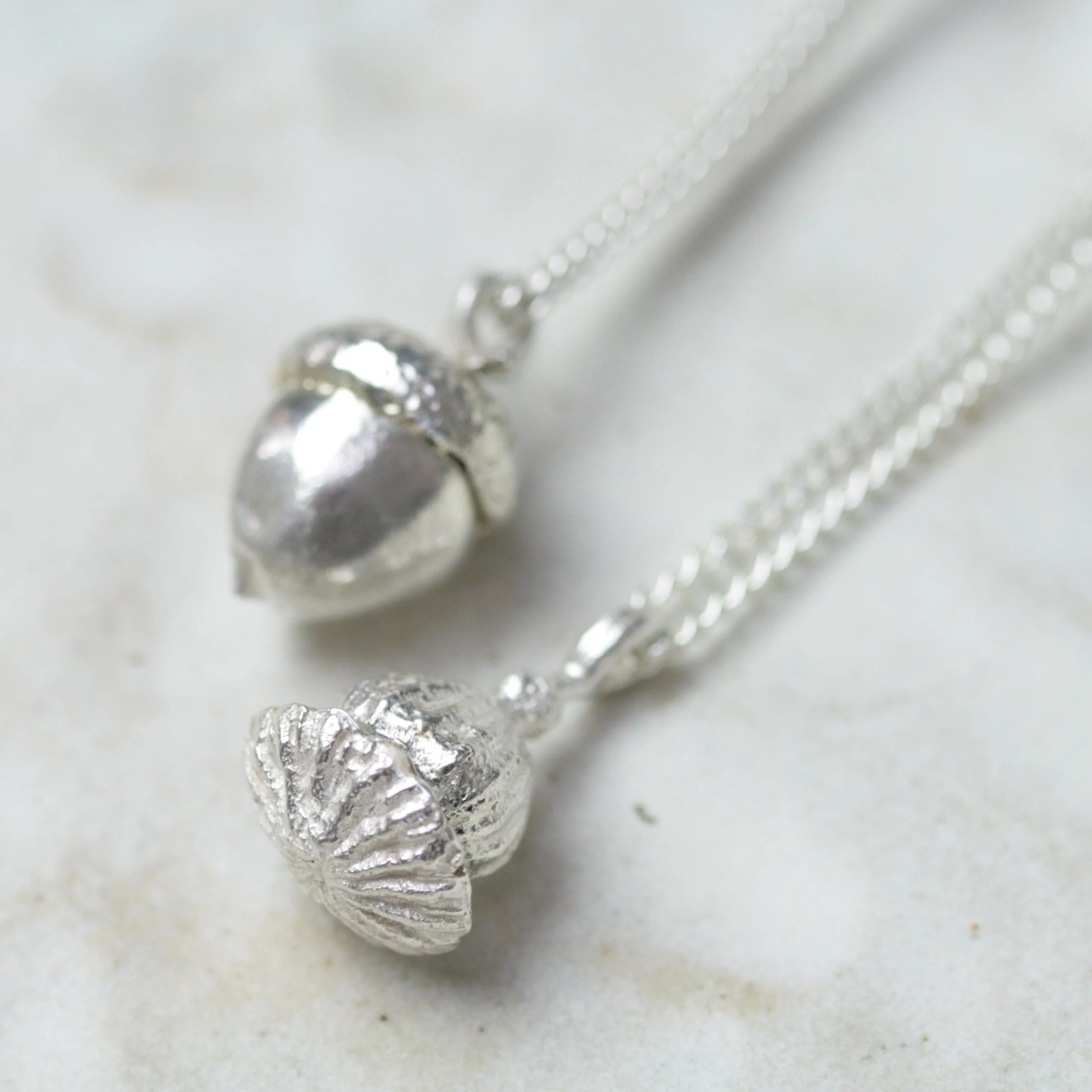 Silver Small Poppy Seed Memory Pendant - Image 2