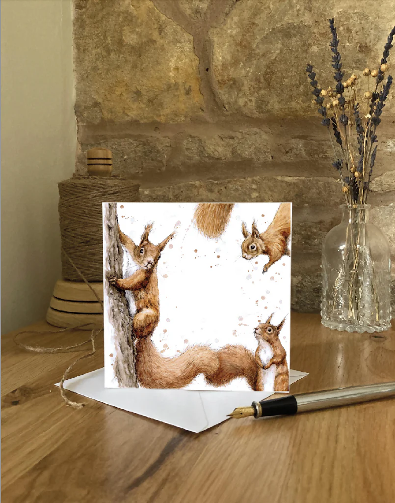 Simply Red |Greetings Card