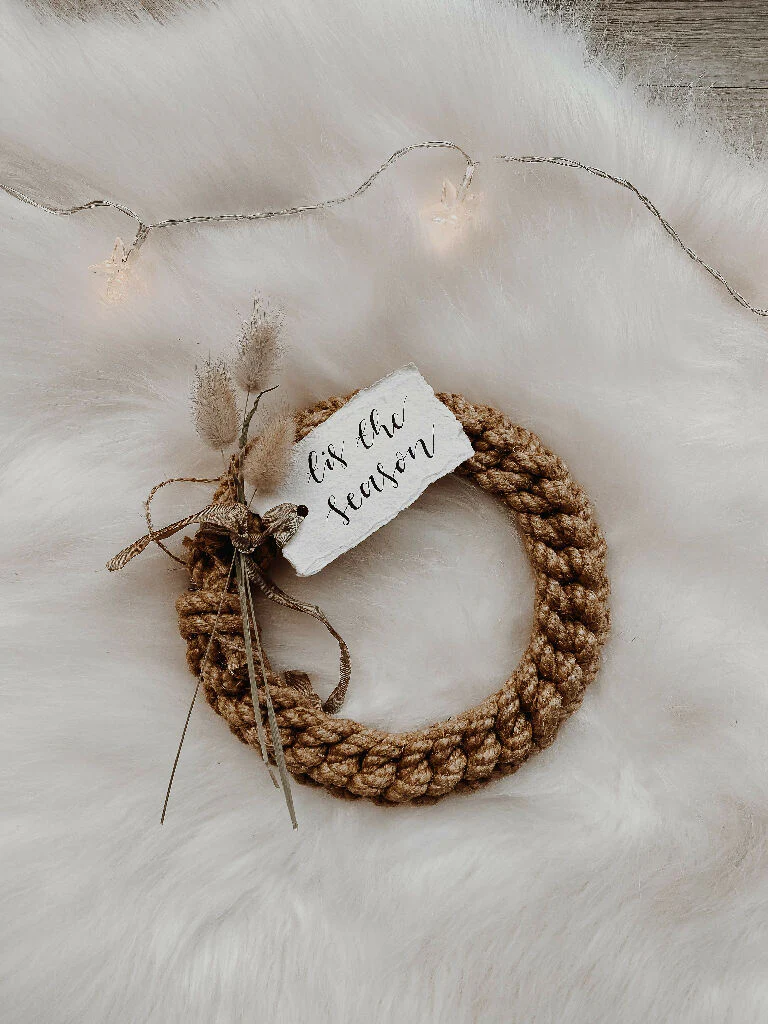 Small 15cm Rope Spring Wreath - Image 7