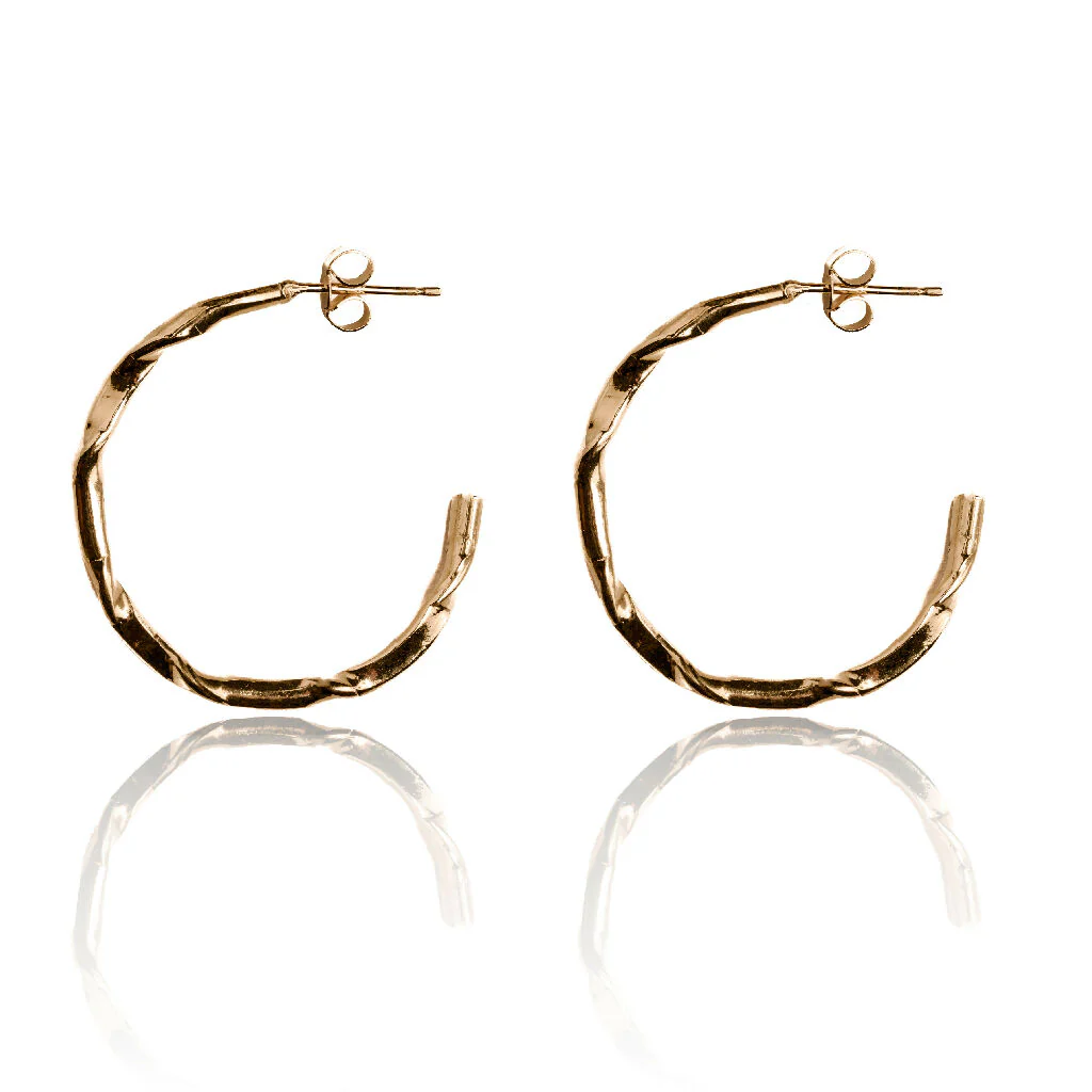 Small crumpled hoops - Image 5