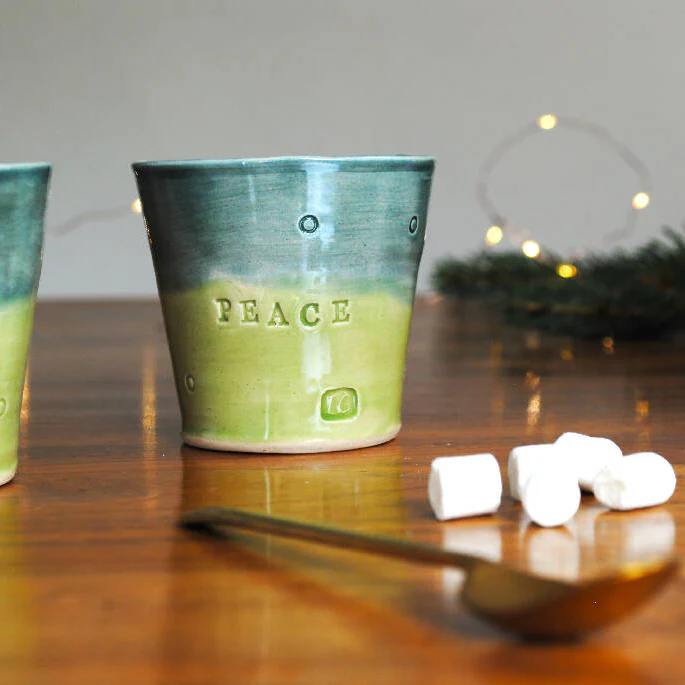 Small Tumbler Mug in Green - Image 2