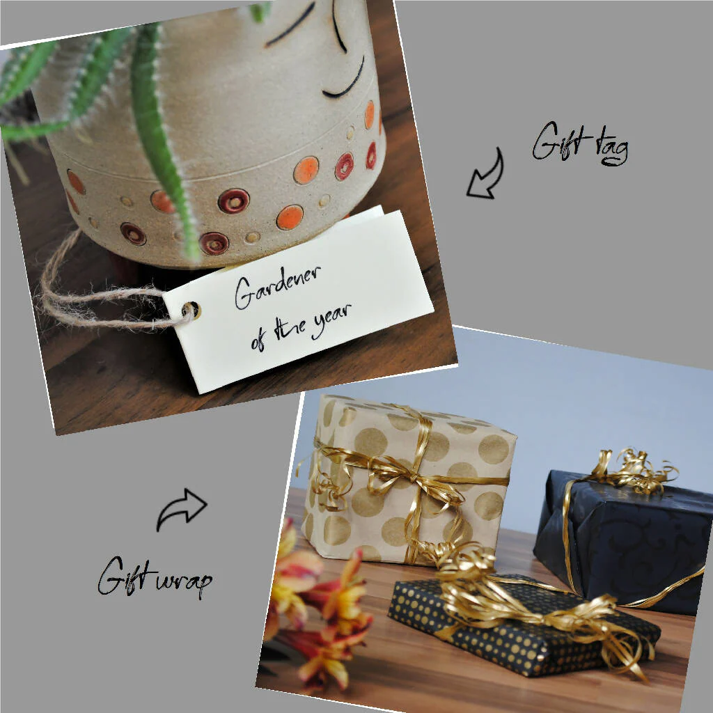 Smiley Face and Polka Dot Ceramic Plant Pot - Image 6