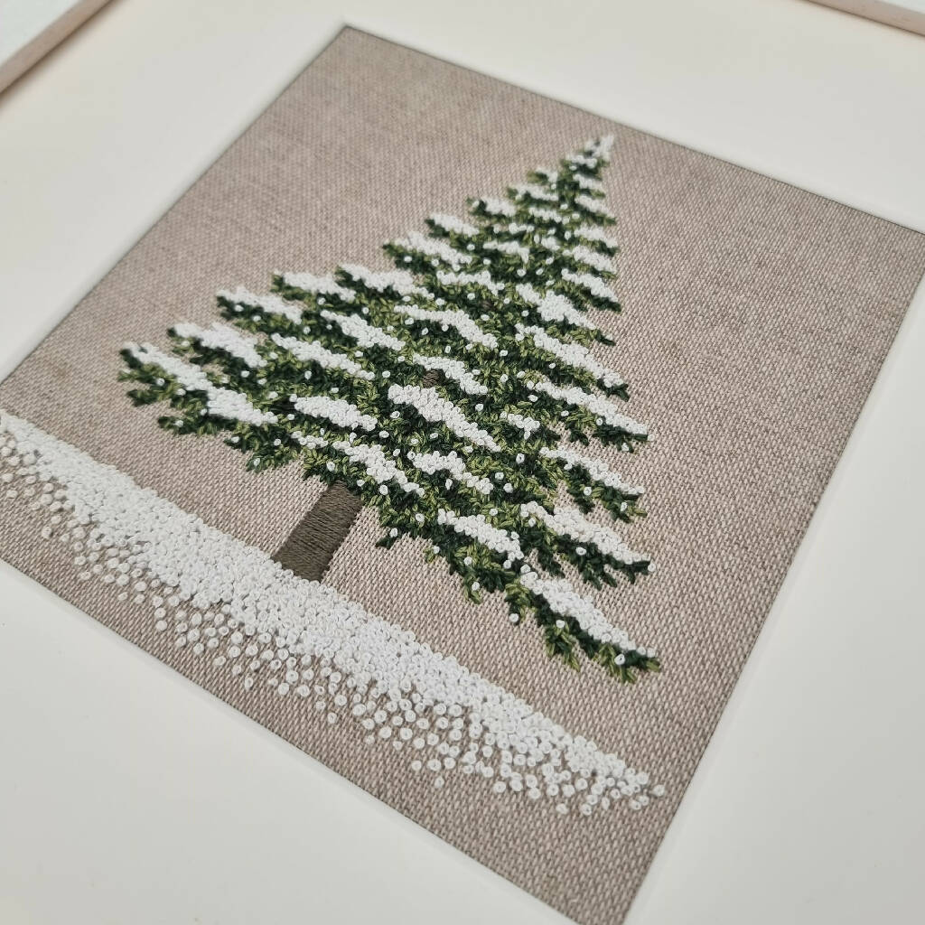 Snow Fir Tree Embroidery Kit - Image 3