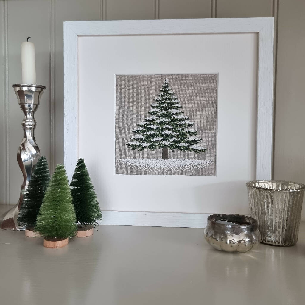 Snow Fir Tree Embroidery Kit - Image 4