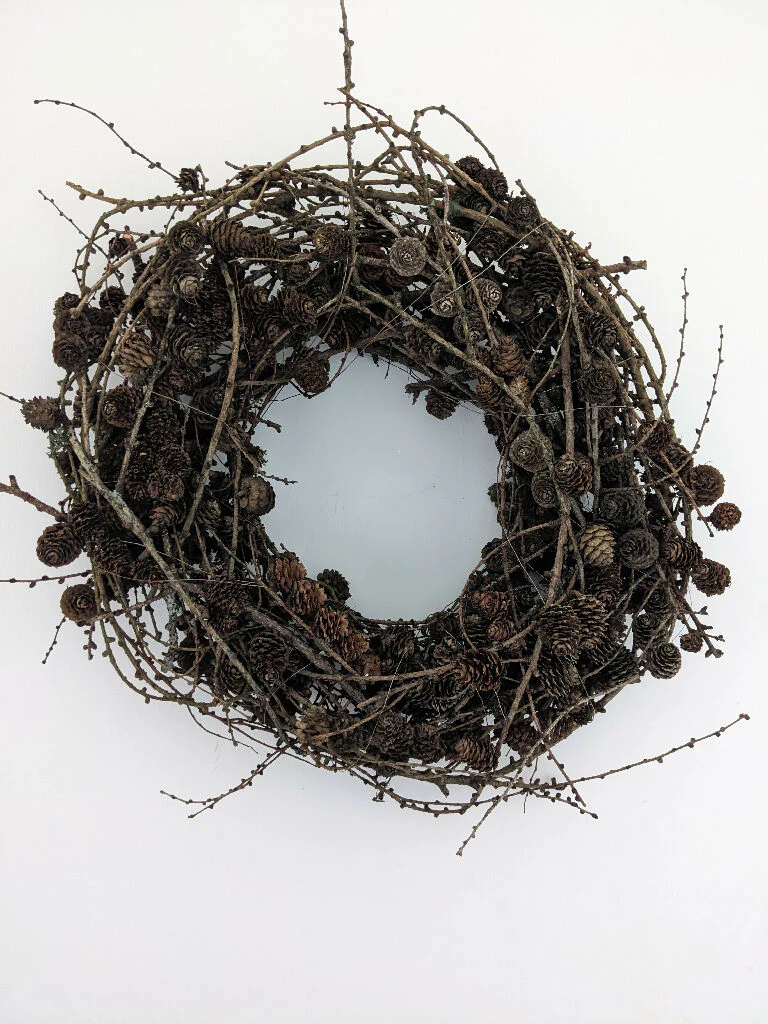 Larch cone Branch Wreath - Image 10
