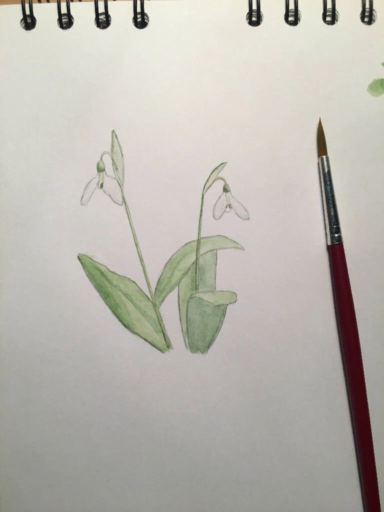 Snowdrop Bone China Candle Holder - Image 4