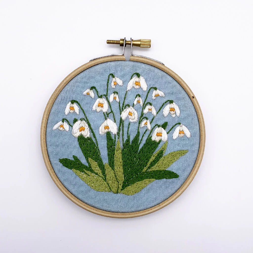 Snowdrop Embroidery Kit - Image 2