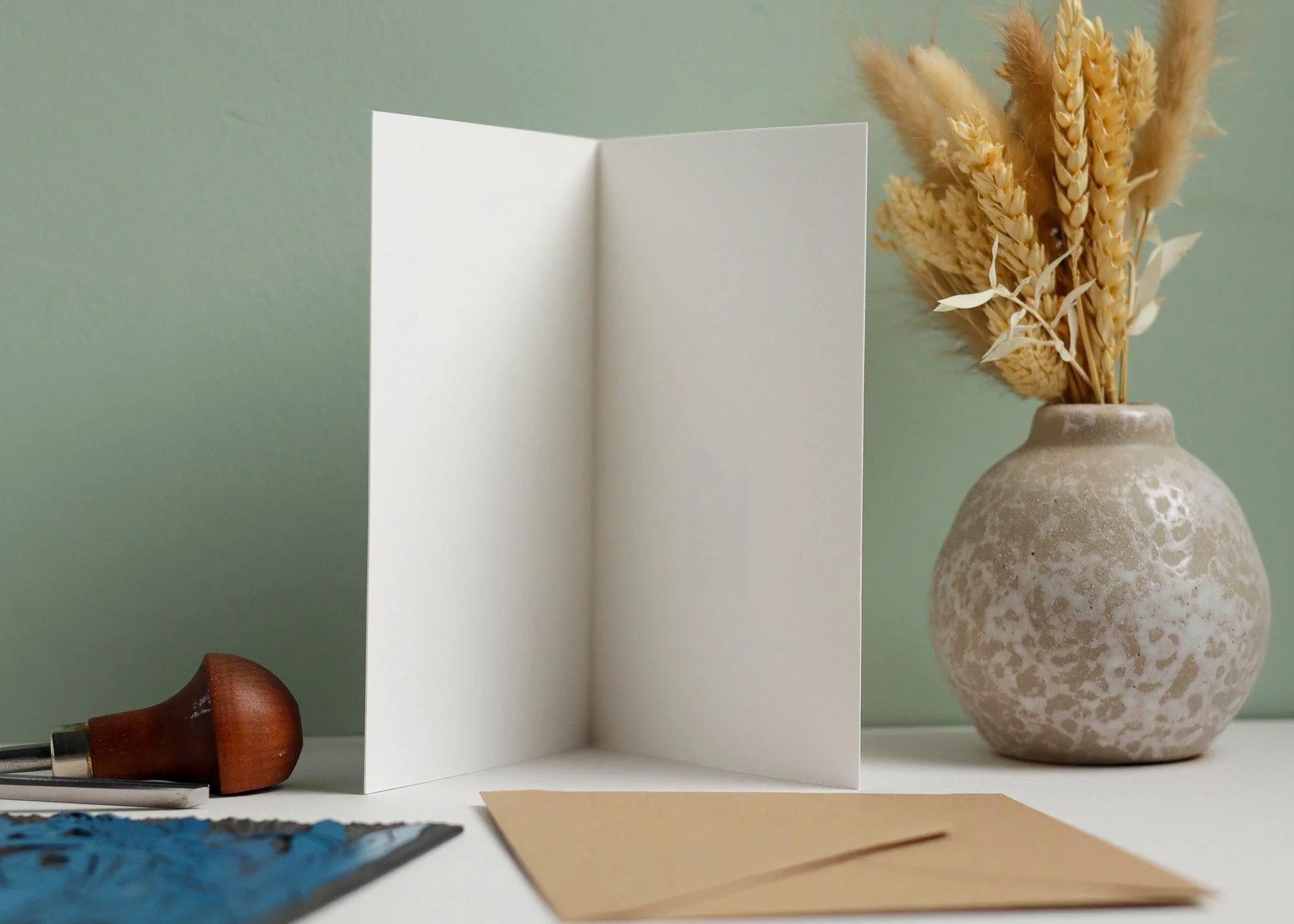 Snowdrops in the Night Garden Luxury Card | Single Card & Envelope - Image 4