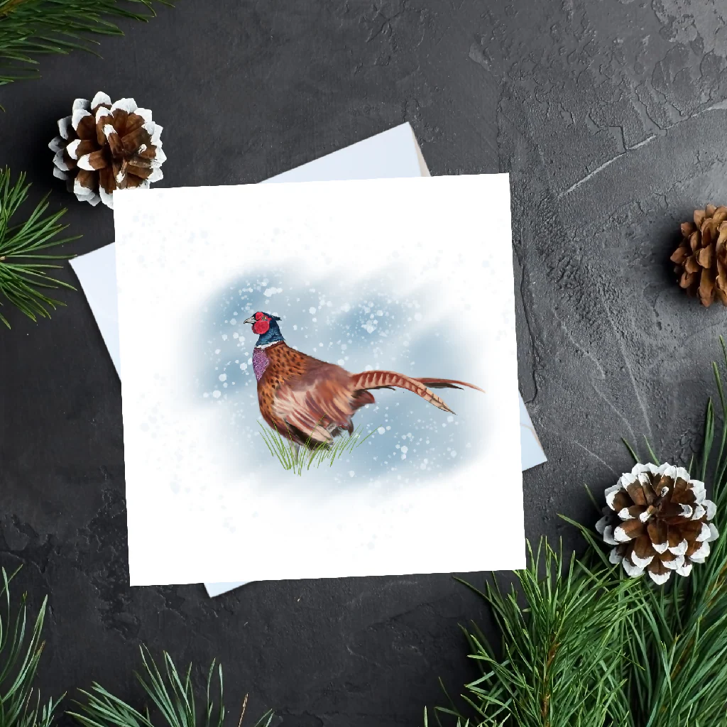 Snowy Winter Scene Greeting Cards - Image 2