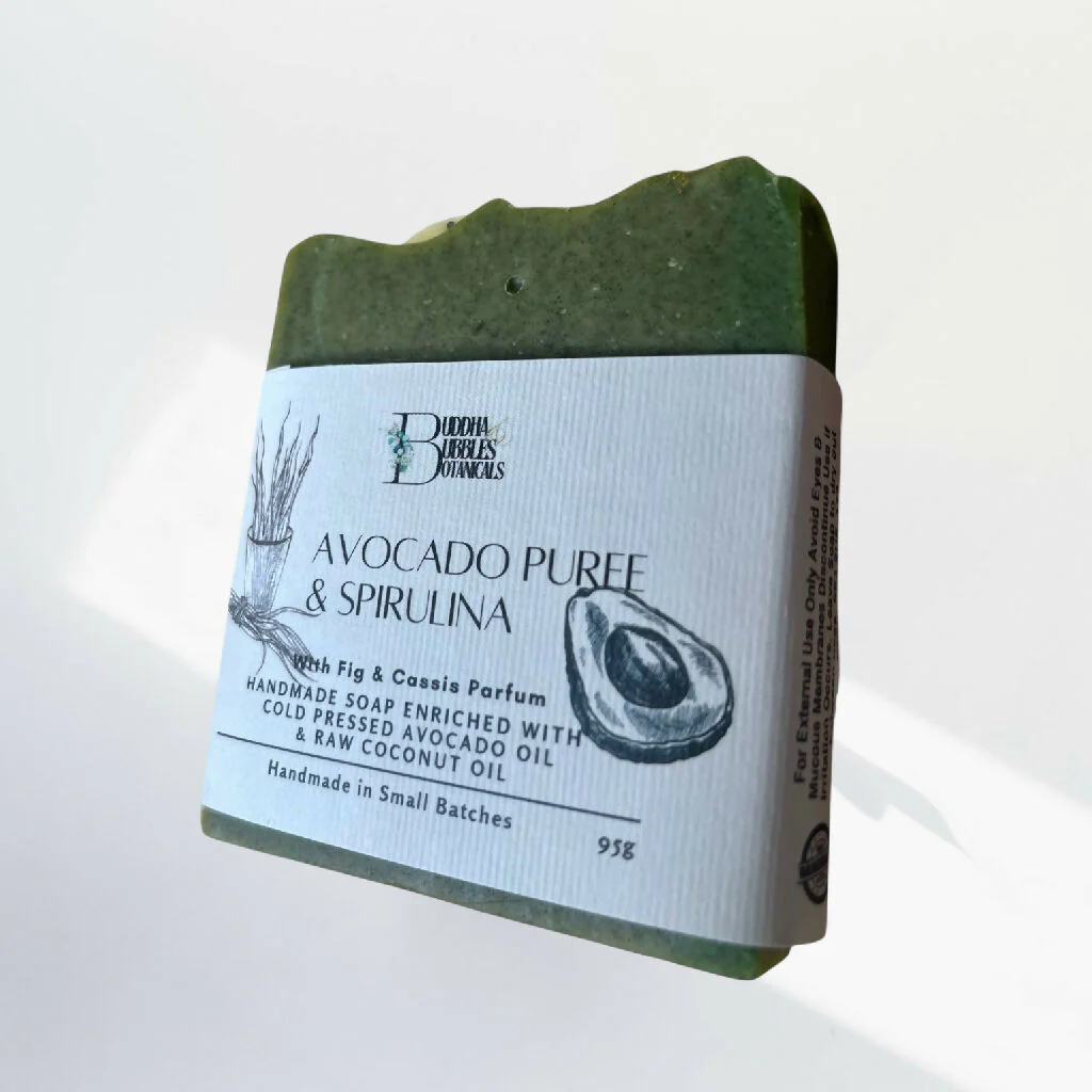 Soap Bar with Avocado Puree and Spirulina Small and Large Size - Image 7