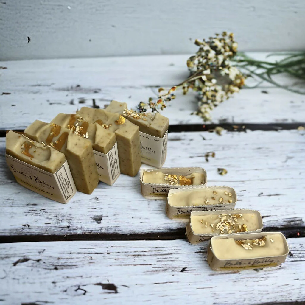 Soap Bar with Banana Puree and Oats Gentle Facial Bar Unfragranced Small and Large Size - Image 6
