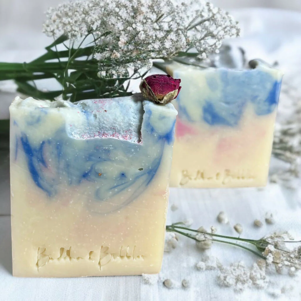 Soap Bar with Rose Geranium Essential Oil Small and Large Size - Image 4
