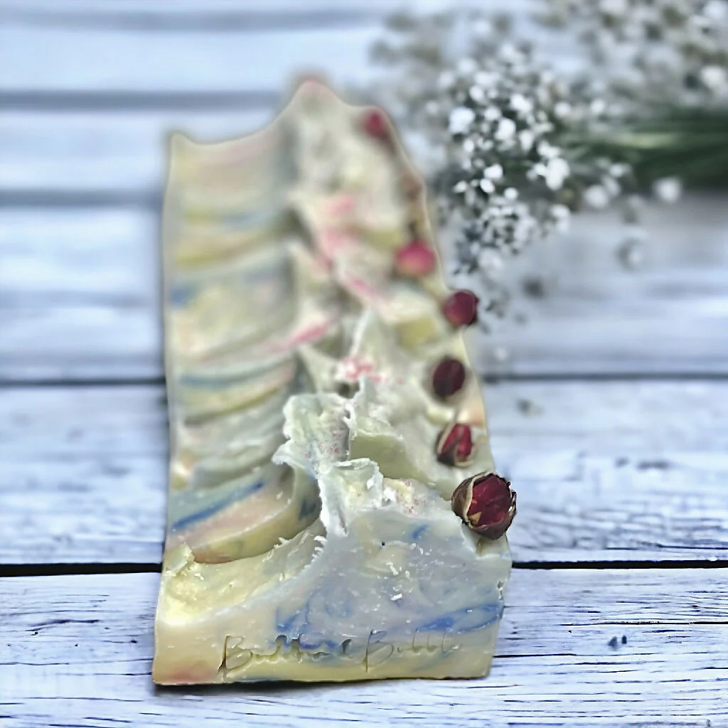 Soap Bar with Rose Geranium Essential Oil Small and Large Size - Image 7