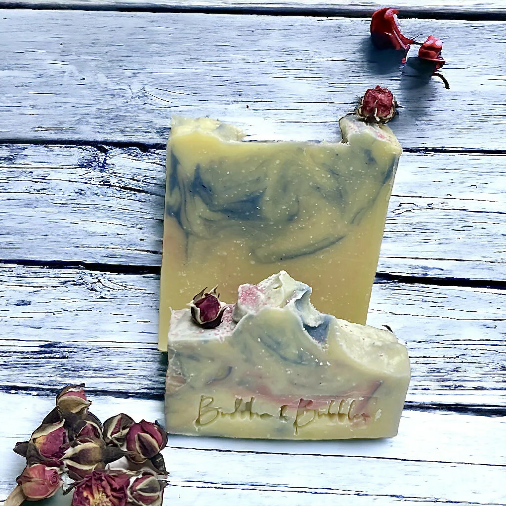 Soap Bar with Rose Geranium Essential Oil Small and Large Size - Image 8